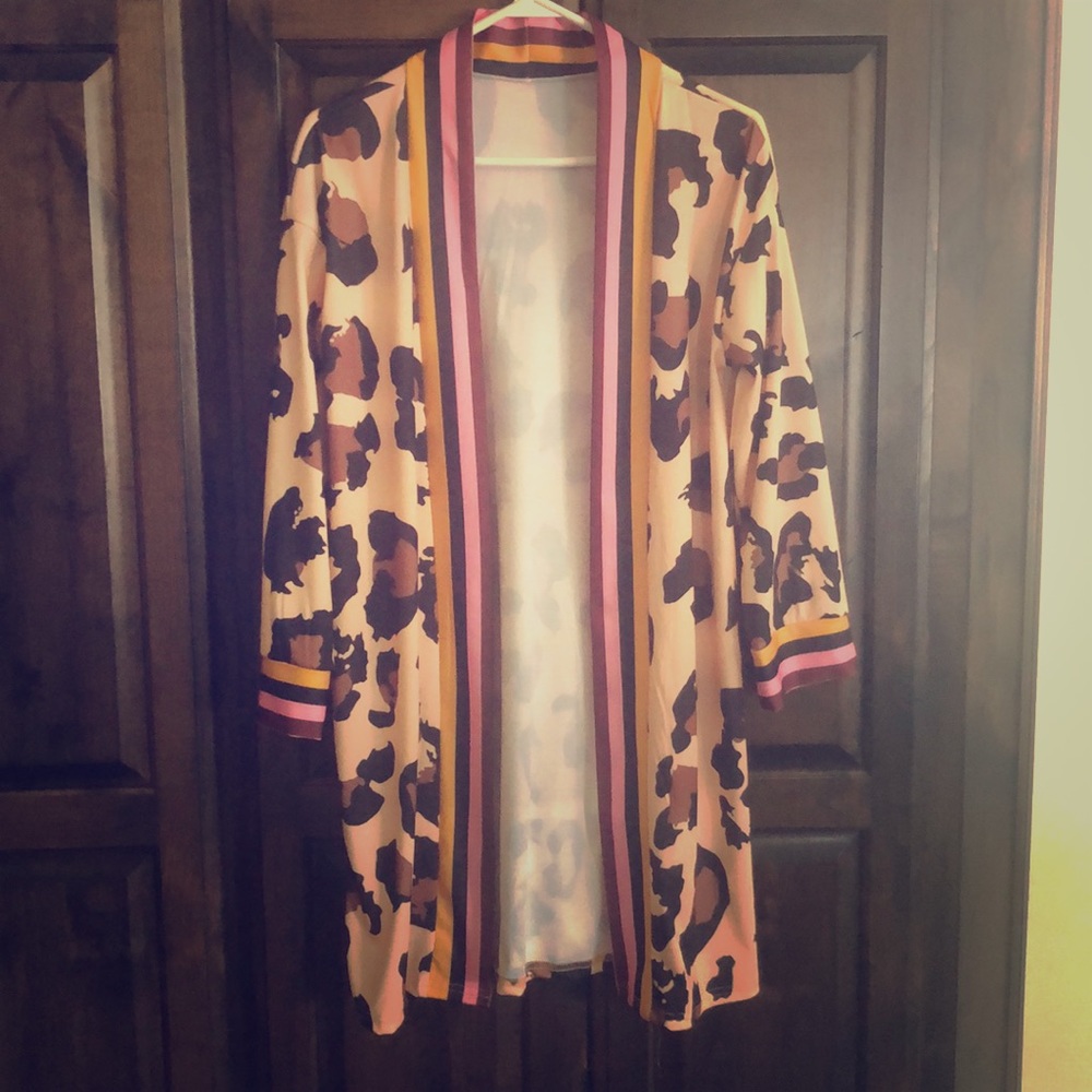 Cheetah Print Cardigan